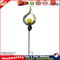 Solar LED Sun Moon Flame Light Retro Iron Landscape Lawn Lamps (B)(Blue) Newly