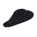 Sponge MTB Bike Seat Cushion with Saddle Seat Anti-slip Rain Cover (Black)