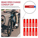 10pcs MTB Road Bike Brake Cable End Caps Inner Wire Tips (Red 5mm Brake) Newly