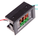 AC 60-500V 100A Digital Voltmeter Ammeter LED Amp Volt Meter +CT (Black)