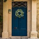 Imitation grass ring door trim small eucalyptus wreath D4H4