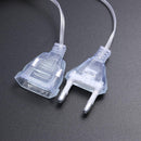 LED Light String Extension Power Cord for Home Christmas Garland Lamp (B)