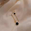 Girl Fashion Niche Earrings Asymmetrical Eardrop Stud Earring Geometric Dangler