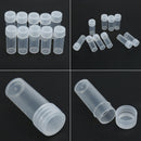 50Pcs 5g Volume Plastic Sample Bottle 5ML Small Bottle Vial Storage Contain