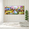 Woods Hut Waters Oil Paint By Numbers DIY Canvas Wall Picture Craft Home De