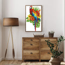 Partial Embroidery Set Needlework Cross Stitch Kit 14CT 2 Strands Parrot