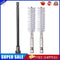2pcs Pipe Dredge Hex Shank Brush Kit with Drill Extension Rod (White Nylon)