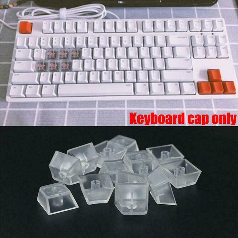 10xTransparent ABS Keycaps Mechanical keyboard Keycaps Keycaps Matte B1S4