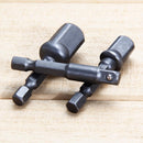 3pcs Sleeve Adapter Set Steel Square Head Ball Hex Shank Post Conversion Newly