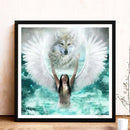 Diamond Painting Kits Full Round Angel and Wolf DIY Wall Arts Home Decor