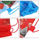 Non-woven Fabrics Santa Drawstring Pocket Travel Storage Christmas Gift Bag