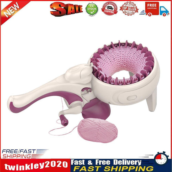 Kids DIY Plastic Hand-knitted Machine Sweater Hat Scarf Socks Sewing Tool Newly