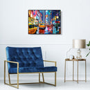 Full Drill 5D DIY Diamond Painting Street View Embroidery Cross Stitch Decor