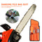 10pcs Chainsaw Chain Sharpening Tool Kit Round Flat File Guide Bar File Sharpner