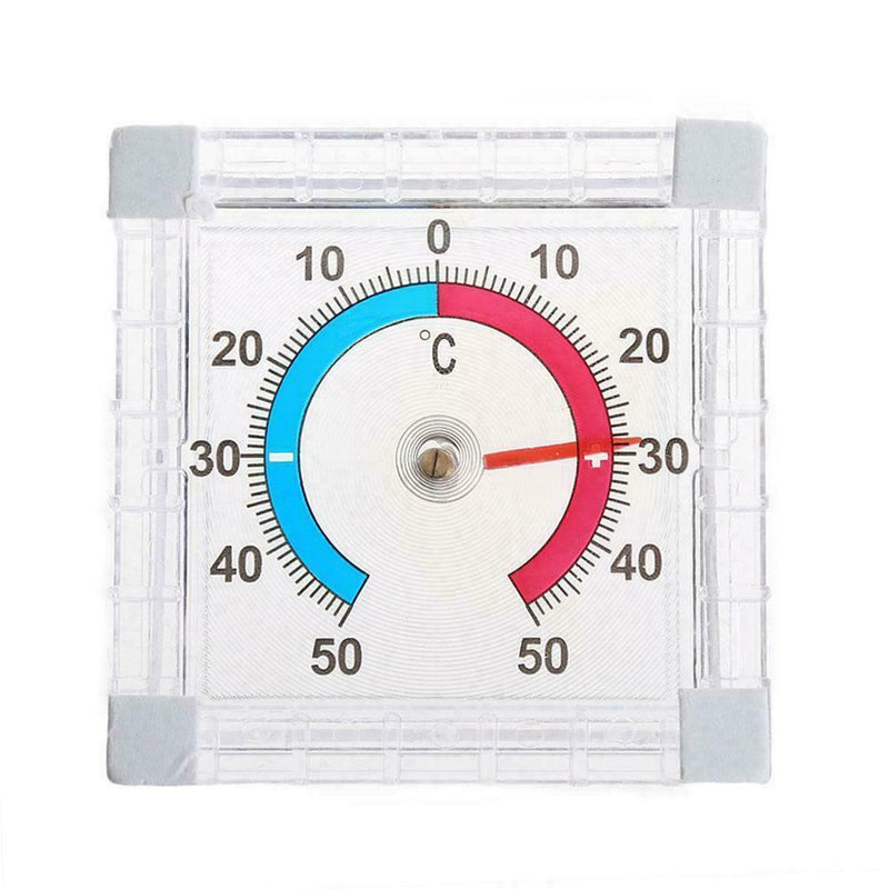 1x Temperature Thermometers Window Indoor Outdoor Wall Greenhouse Garden B4V6
