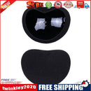 2pcs Thick Bikini Push Up Pad Silicone Sponge Bra Chest Insert Pads (Black)