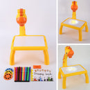 Detachable Giraffe Projection Painting Table Board Desk Study Early Education