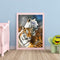 Fierce Tiger 5D DIY Diamond Painting Kits Full Round Drill Wall Decor Art Crafts