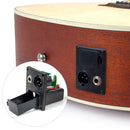 5 Band Acoustic Guitar EQ Preamp Set Tuner Piezo Pickup Equalizer System Newly
