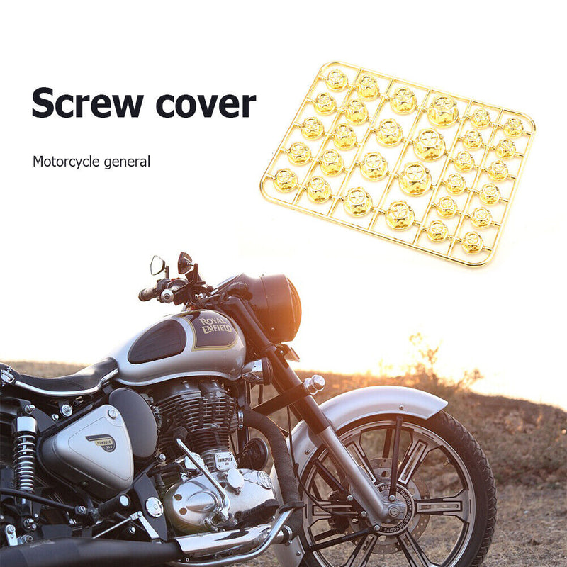 30pcs/Set Motorcycle Screw Cap Cover Car Bicycle Accessories for Motor Scoote