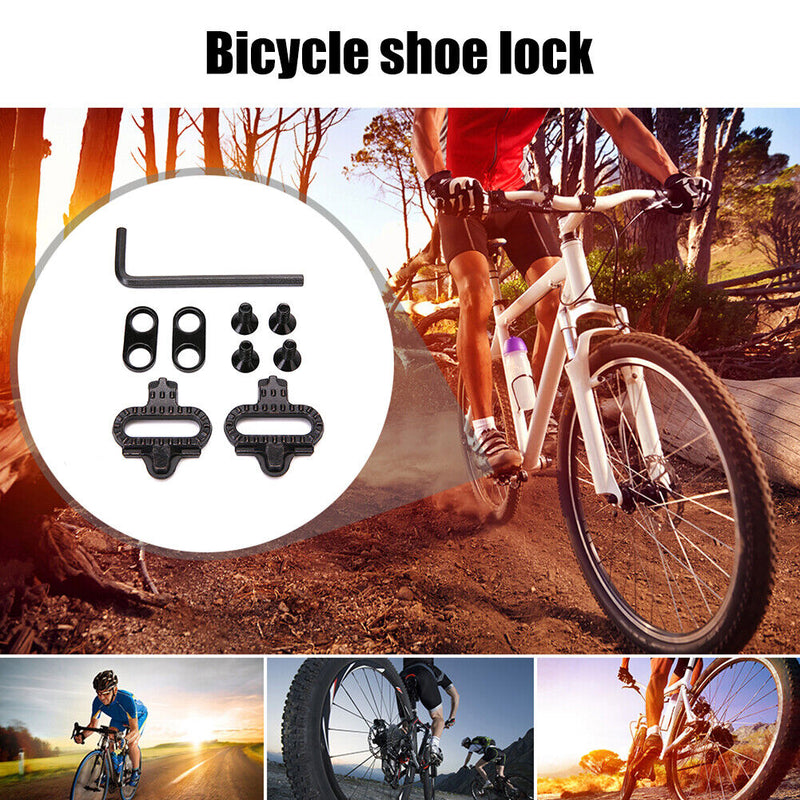 1 Set MTB Mountain Bike Steel Cleats Pedal Cleat Racing Riding Cycling Equi
