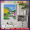 Paint By Numbers DIY Mountain Hut Hand Painted Canvas Picture Home Wall Decor