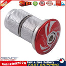 CANSUCC MTB Road Bicycle Headset Stem Top Cap Cover Plug Nut Screws (Red) Newly
