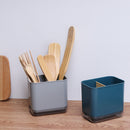 Fork Storage Organizer Drain Rack Double Layer Chopstick Storage Holder