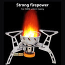 Outdoor Gas Stove Folding Camping Hiking Picnic Electronic Portable Split Stoves