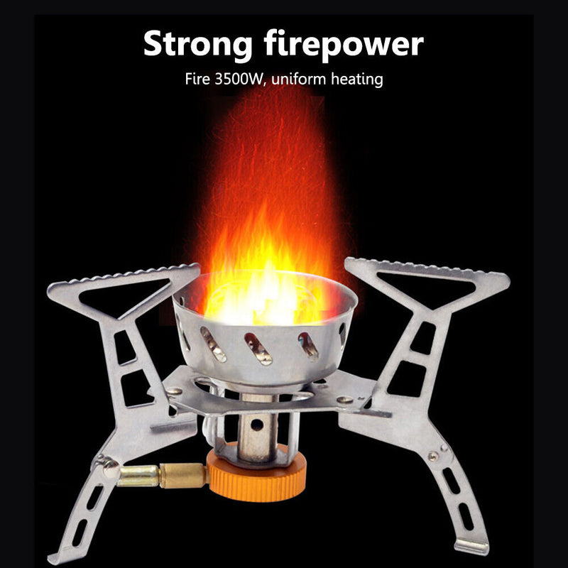 Outdoor Gas Stove Folding Camping Hiking Picnic Electronic Portable Split Stoves