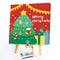 Digital Painting Frameless Cartoons Christmas DIY Painted By Numbers on Canvas