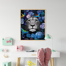 Animal in the Grass Oil Paint By Numbers Kit DIY Acrylic Painting on Canvas A