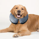 #A Inflatable Dog Neck Cone Recovery Healing Protective Elizabeth Circle Anti-bi