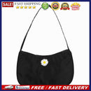 Casual Women Nylon Shoulder Tote Bag Daisy Pattern Korean Underarm Purse Handbag