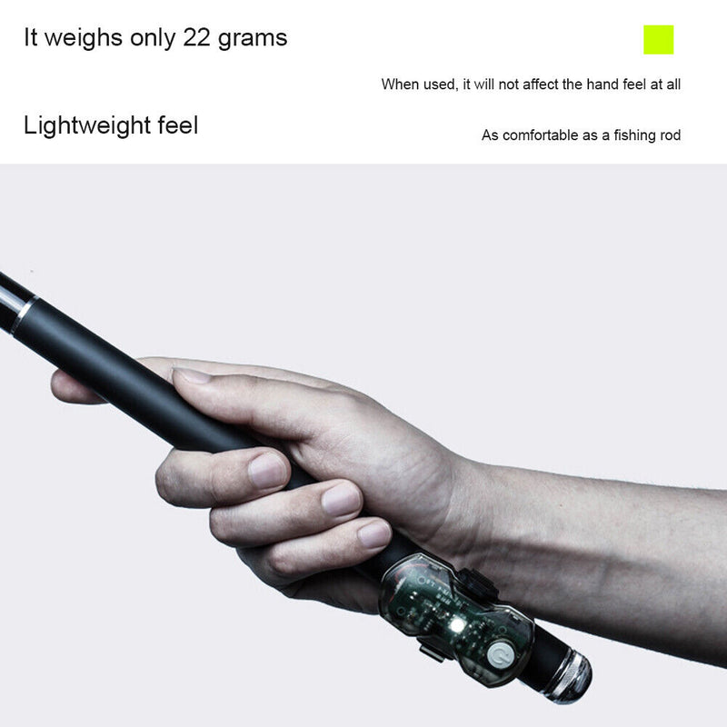 LED Fishing Rod Smart Sensor Light Hook Bait Rod Pole Lamp Night Fishing Tackles