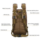 Outdoor Sports Backpack 25L Large 600D Oxford Molle Rucksack Bag (CP Camouflage)