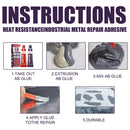 AB Glue Metal Repair Glue Cast Iron Steel Strength Repairing Adhesive Glue Tool