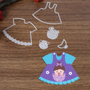 Snowvirtuos 5pcs Metal Skirt Cutting Tools DIY Paper Card Scrapbooking Pre