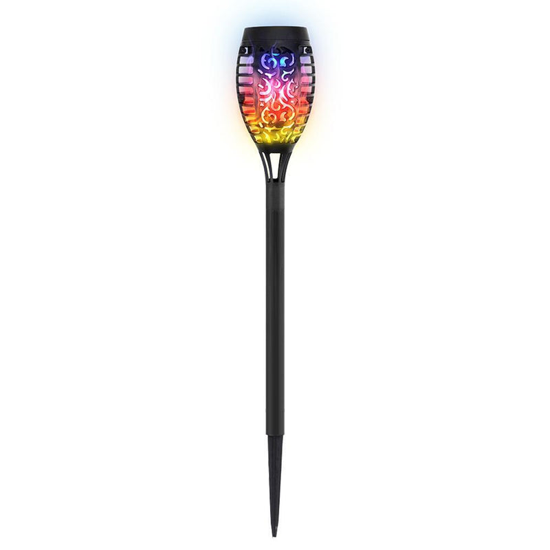 12LED Solar Flame Torch Flickering Lights Garden Lawn Path Decor (1pc)