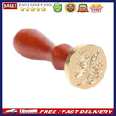 Retro Plant Pattern Sealing Wax Stamp Wood Handle Letter Seal Stamps (F03)