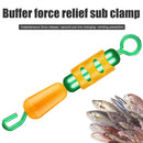 8x Sub Line Clip Silicone Anti Wrap Ring Connector Clamp Fishing Tackle (2)