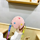 Cartoons Shell Shoulder Bags Small Women Girls Crossbody Handbag (Pink)