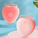 Soft Pet Dog Bath Shower Shampoo Brush SPA Massage Clean Scrubber (Pink) Newly