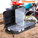 Waterproof 9 Compartments Storage Case Hooks Organizer Fishing Tackle Lure Box