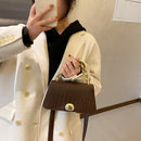 Street Alligator Messenger Bag PU Leather Women Clasp Chain Shoulder Clutch Tote