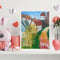 Hand Painted Oil Paint by Numbers DIY Country Path Drawing Wall Decoration Gift