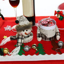 Cartoon Christmas Gift Box Candy Jar Bottle Christmas Decoration (Snowman)