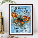 DIY Diamond Painting Kits Butterfly Words Full Square Drill Hanging Home Deco