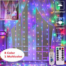 200 LED Fairy String Lights Garland Lamp with Remote (Hook Colorful) Newly
