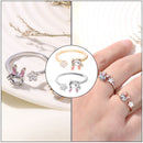 Fashion Opening Gift Jewelry Rabbit Animal Rings Ring Cute
